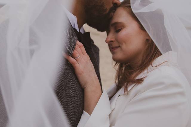 Winter Beach Elopement