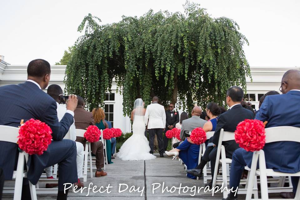 Ceremony on the Terrace