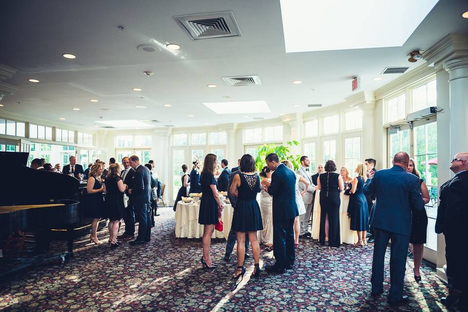 Cocktail Reception in Atriums