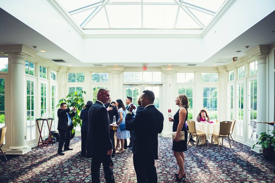 Cocktail Reception in Atriums