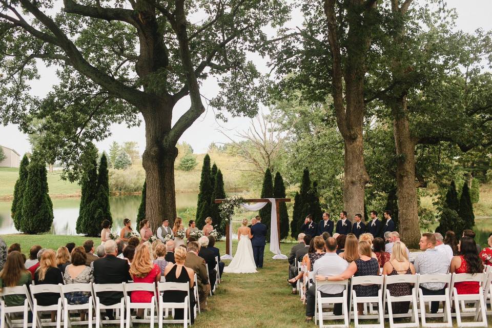 Outdoor ceremony