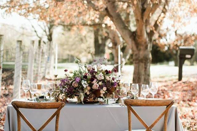 Fall tablescape