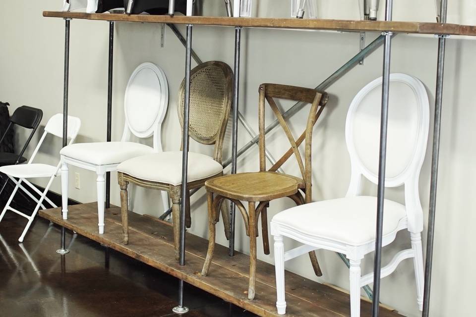 Showroom chair display