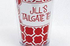 Personalized Acrylic Tumbler with Straw
