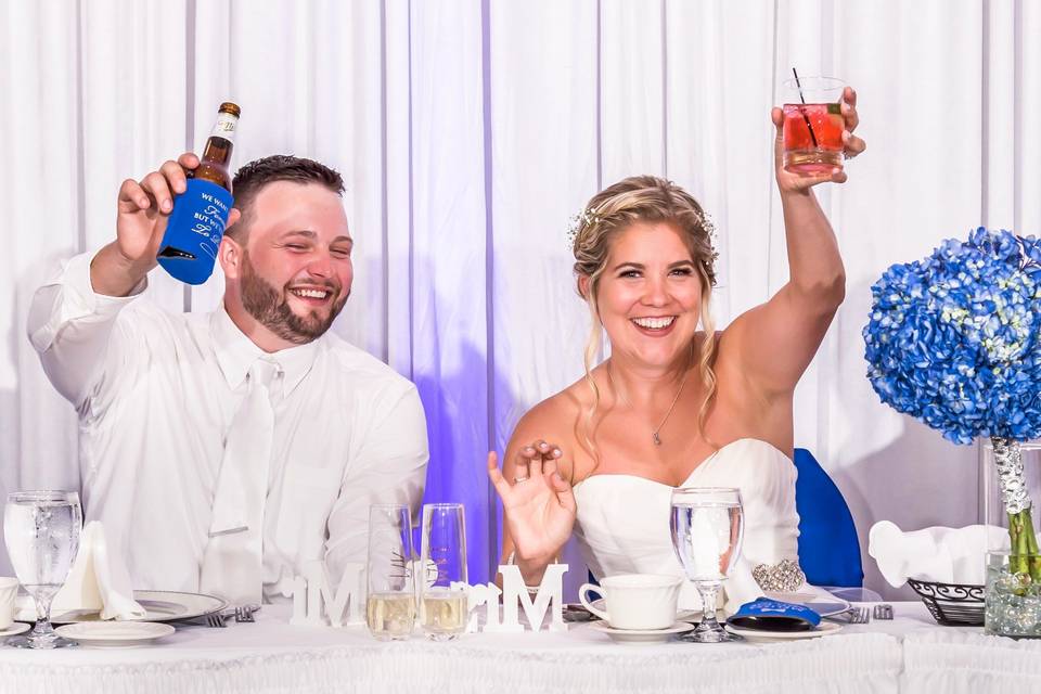 Cheers to the Mr. & Mrs.