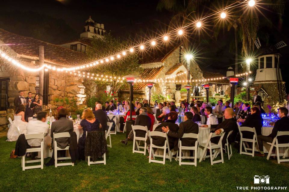 Outdoor wedding venue