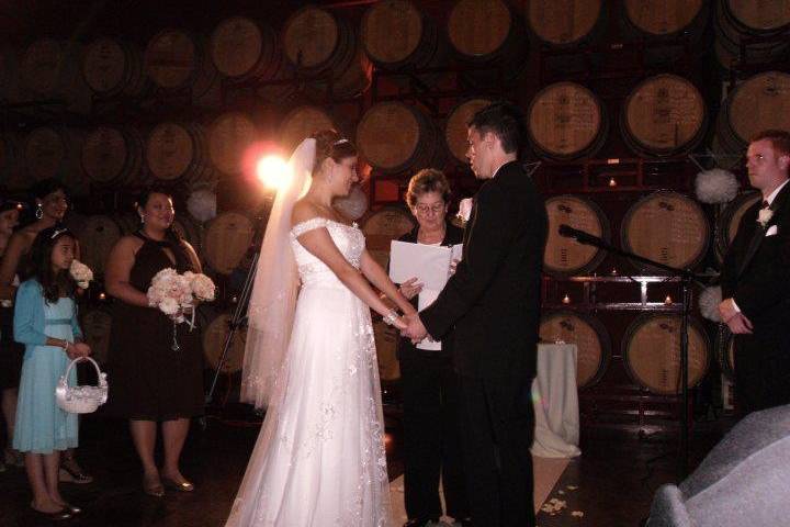 Exchanging vows