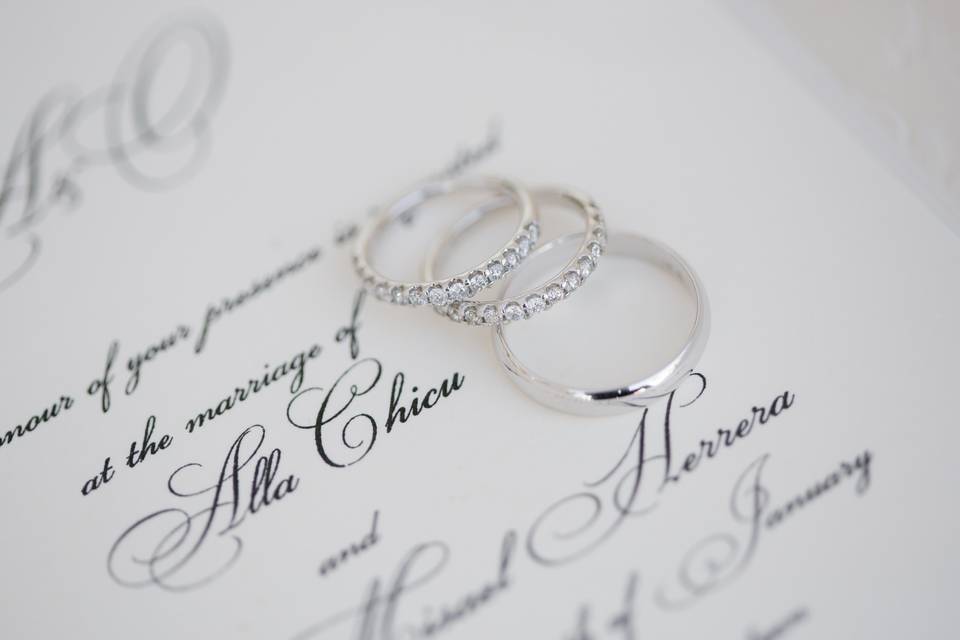 Invitations and rings