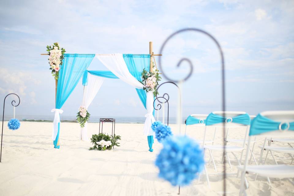 Two tone wedding colors