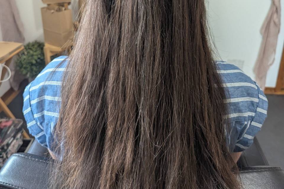 Half up