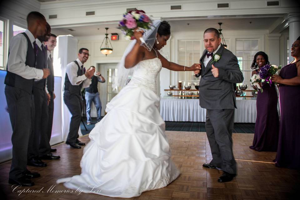 Couple dancing