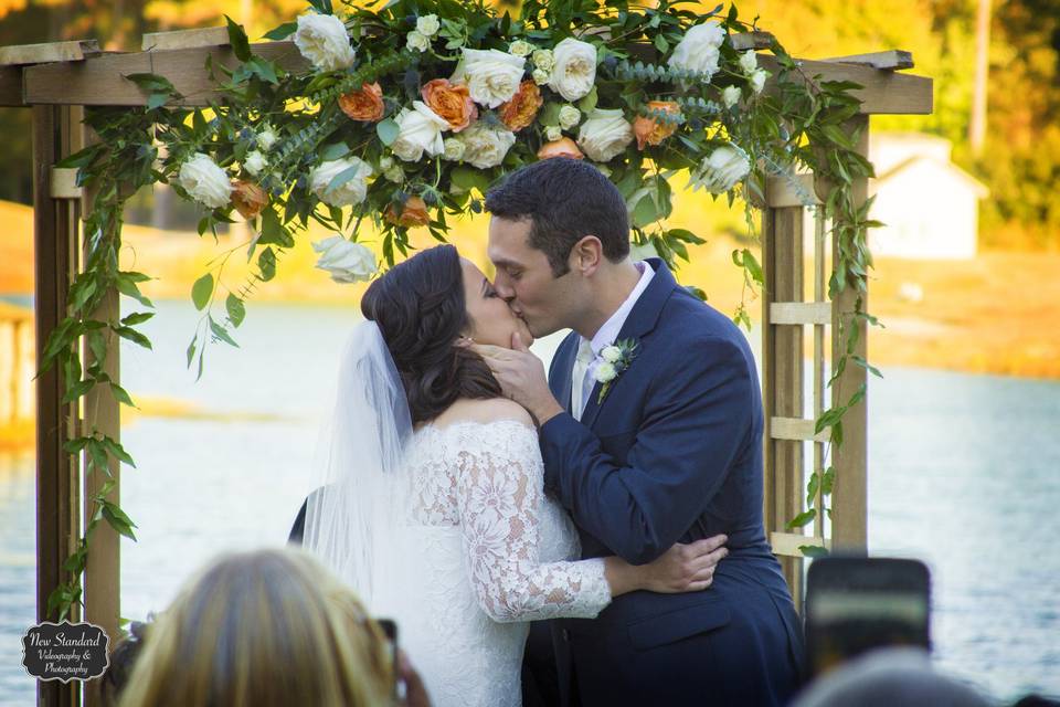 Wedding kiss