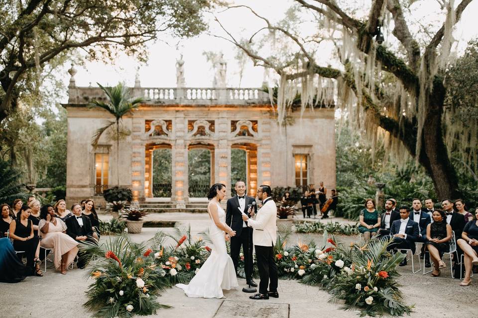 Wedding at Vizcaya