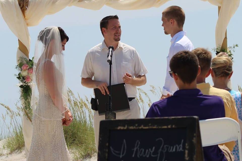 Beach wedding