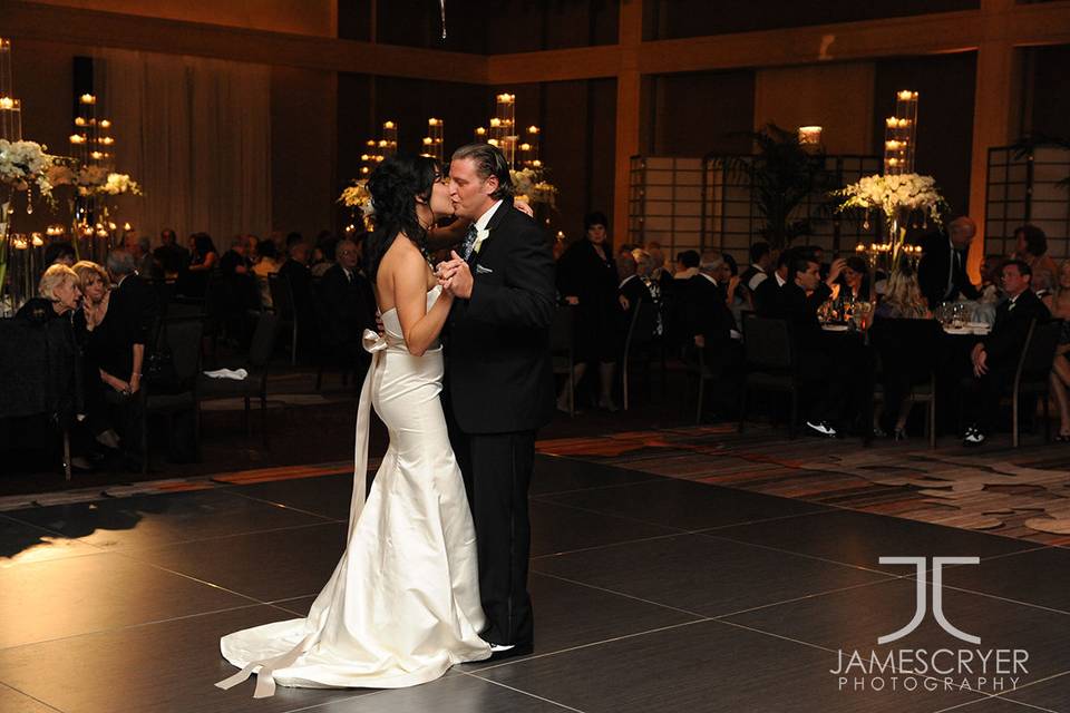 A first dance, a quick kiss, and the world is at their fingertips.