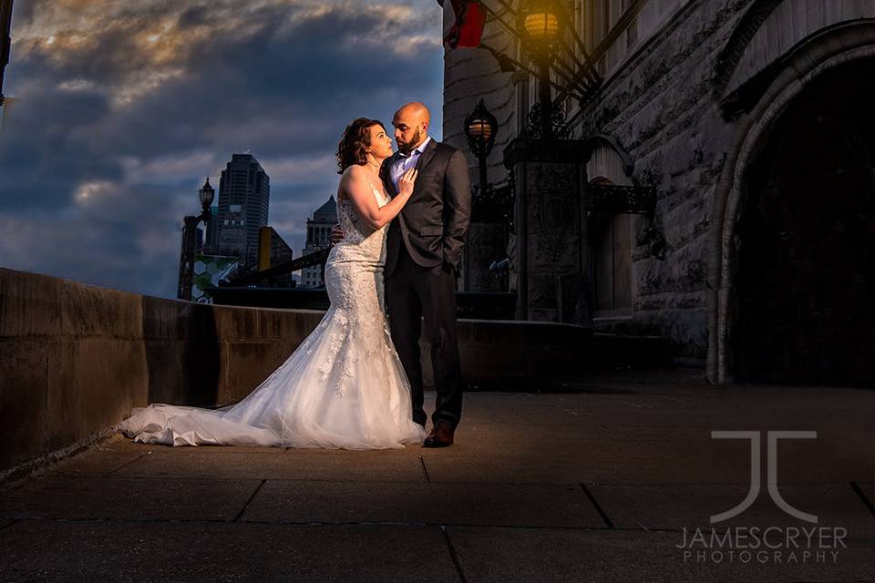 Destination weddings make a beautiful location to create epic portraits.