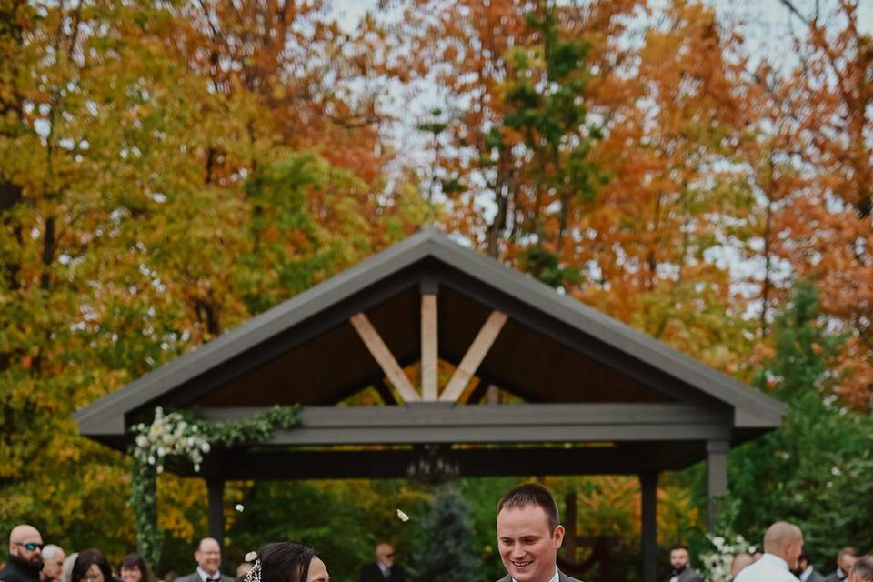 Post-ceremony photos