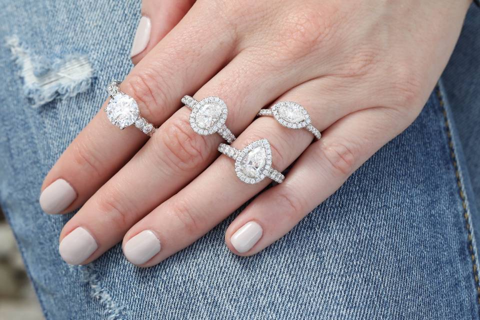 Diamond engagement rings