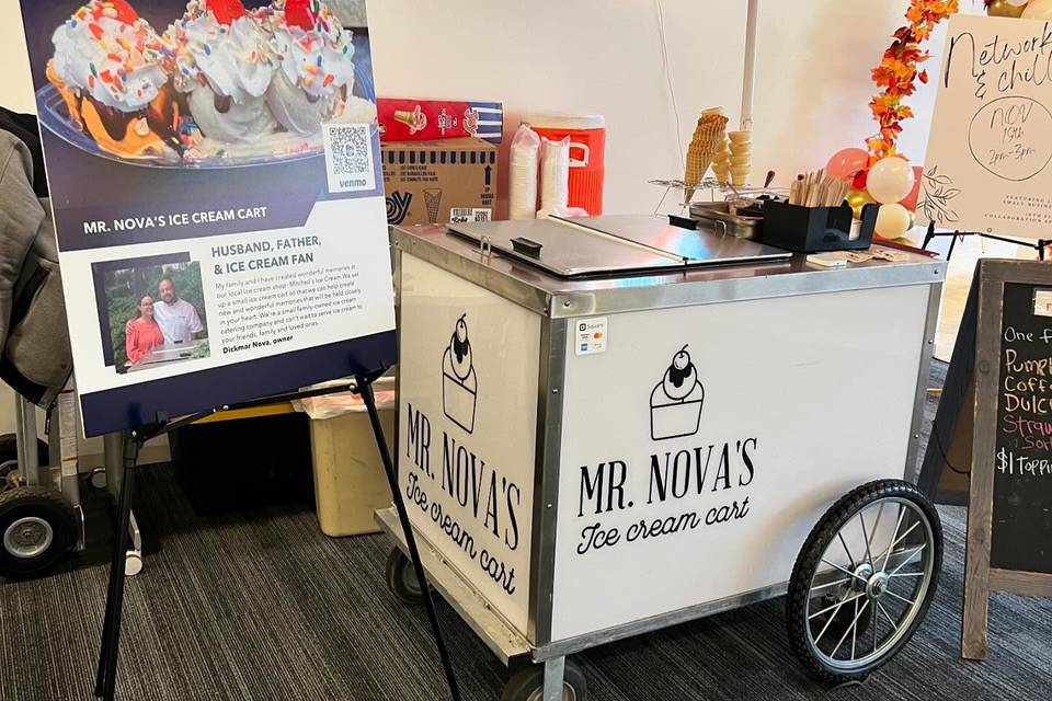 Mr. Nova’s Ice Cream Cart