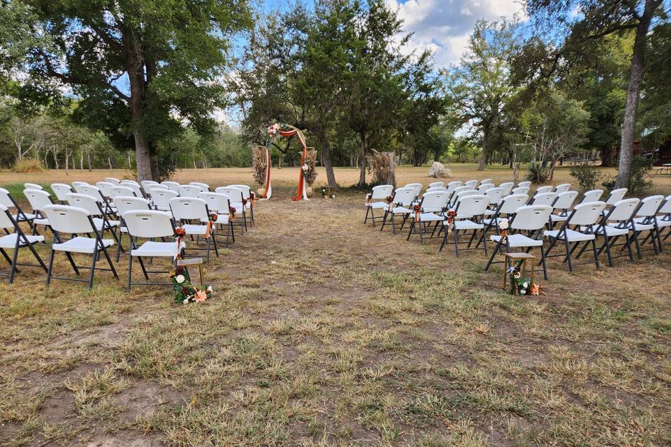 Seating for wedding