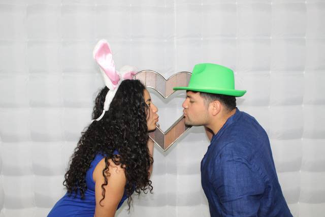 Bunny ears and green fedora