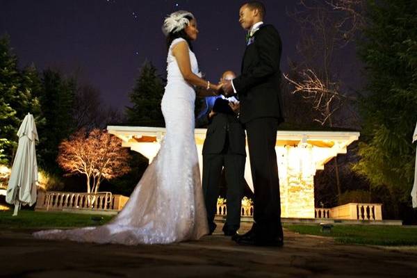 Villa Christina wedding under the stars