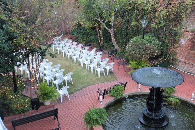 Wedding ceremony setting