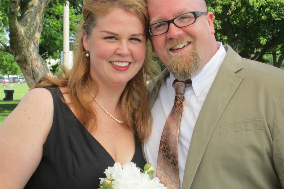 Pat & Ellen were my first civil union ceremony! So exciting to be making history!