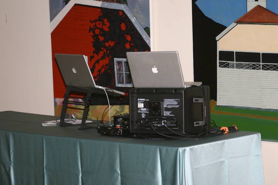 DJ setup