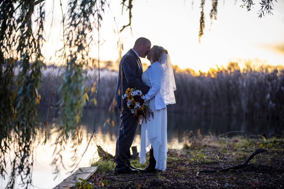 By the lake