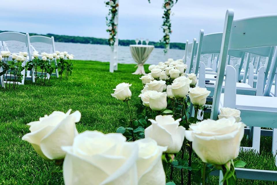 Ceremony by the lake