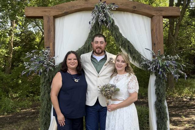 A Rustick Backyard Wedding
