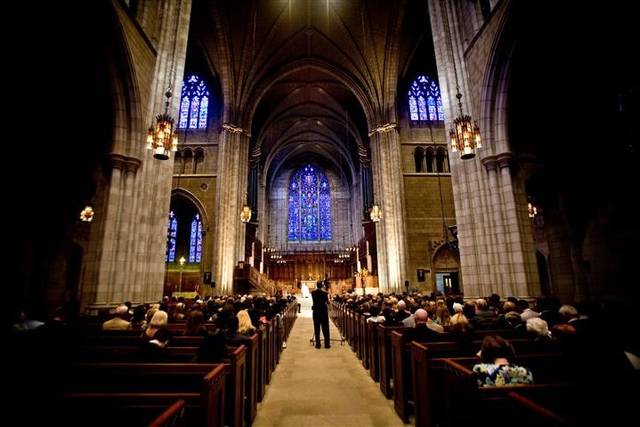 Indoor wedding ceremony