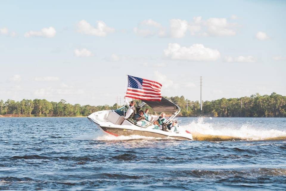 Boat Entrance to Ceremony