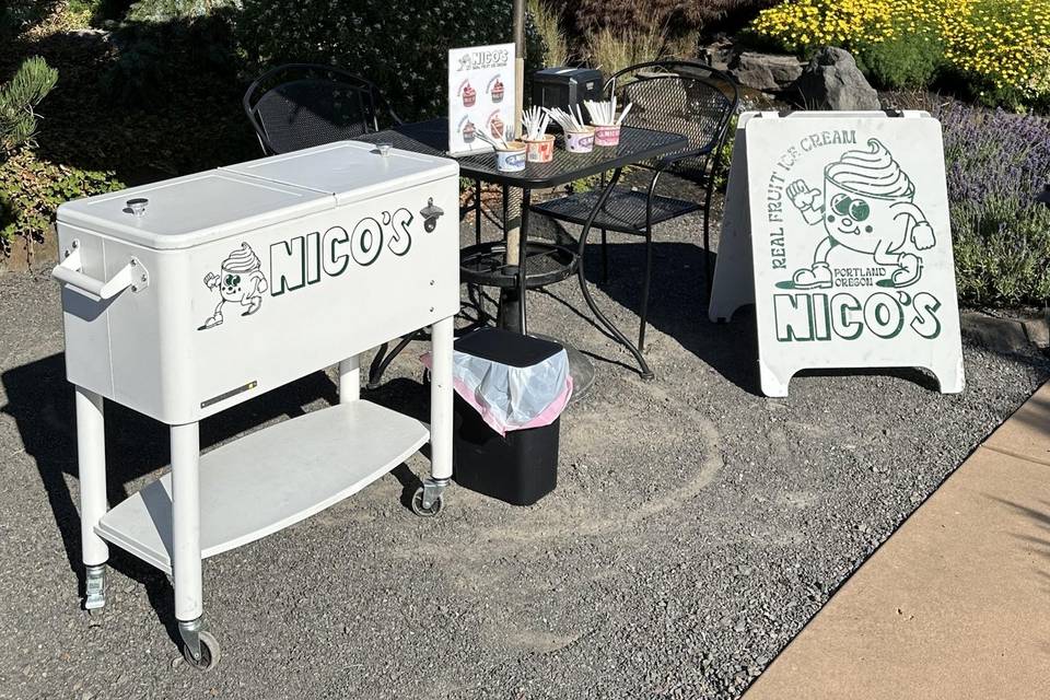Our Small Events Set Up