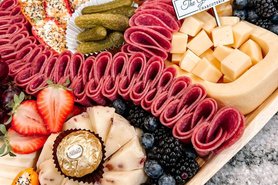 Charcuterie platter details