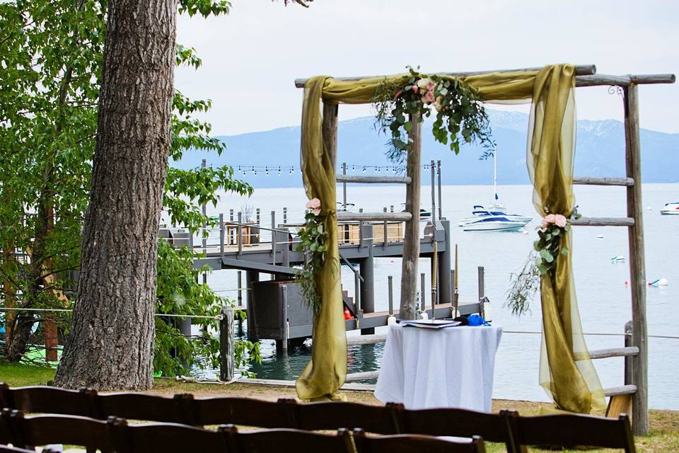 West Shore Cafe Tahoe Wedding