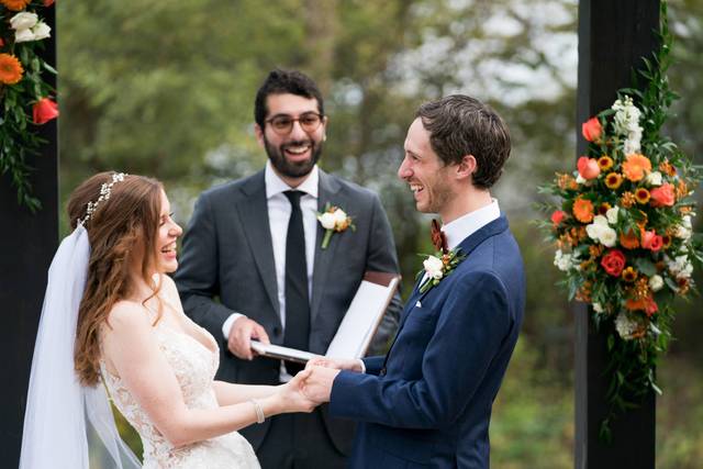 Candid moment during ceremony