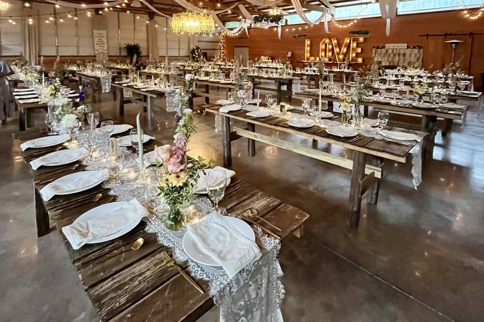 Rustic Wood Tables