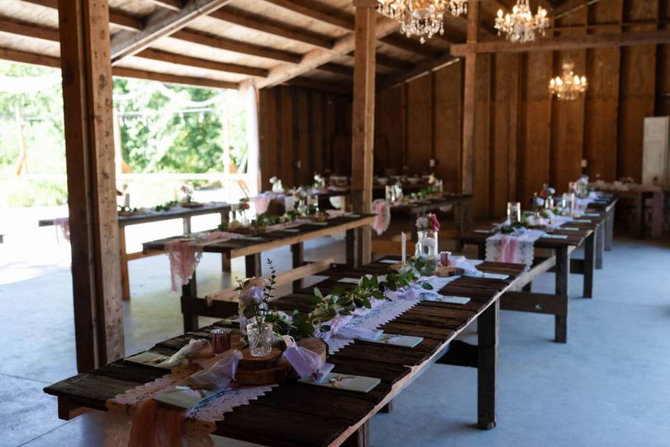 Rustic Wood Tables