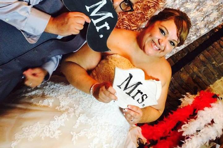 San Pedro Wedding at Michaels Tuscany Room Photo Booth FUN!http://www.michaelstuscanyroom.com