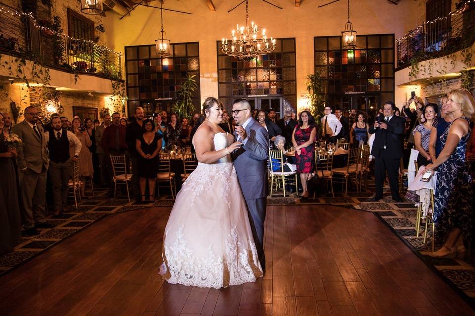 Couple dancing