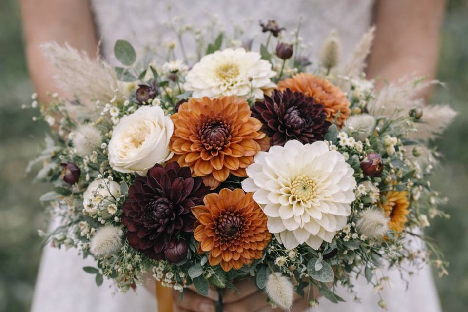 Bridal bouquet design