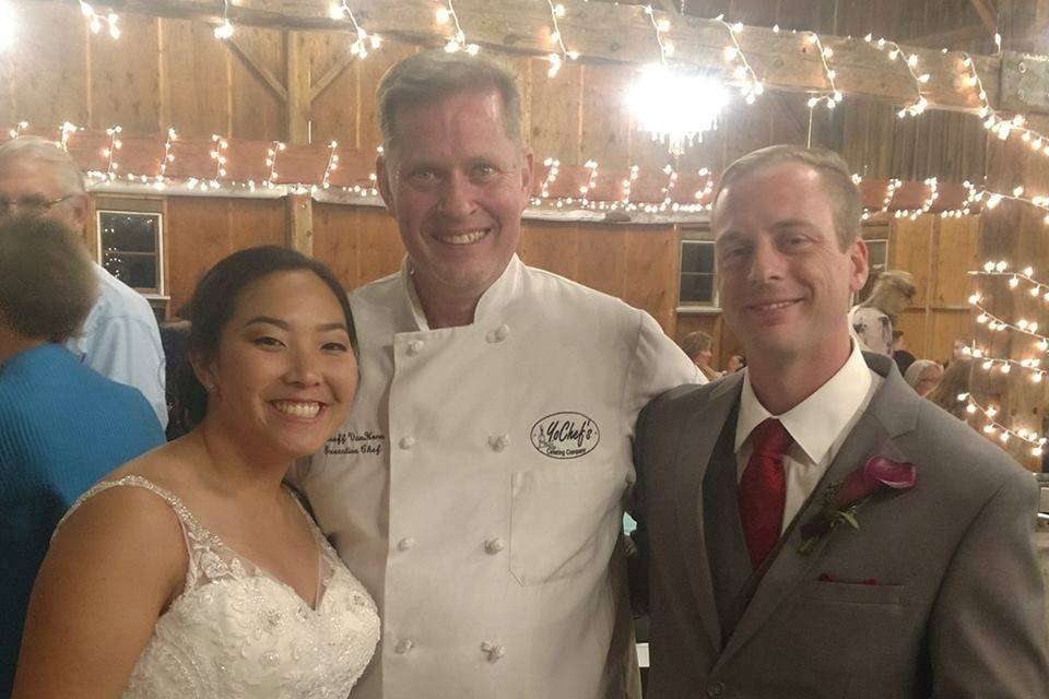 The couple and the chef