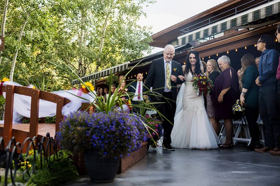 Presentation of bride