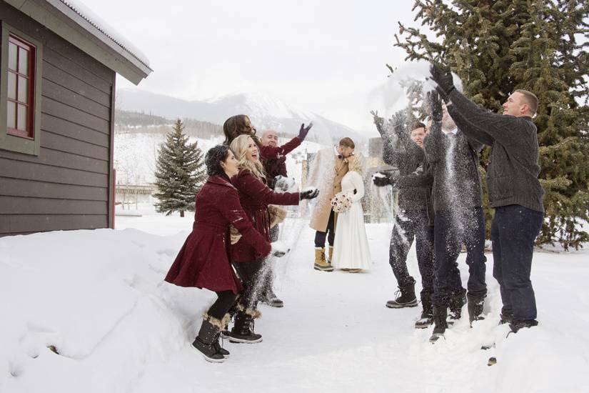 Winter wedding Silverthorne