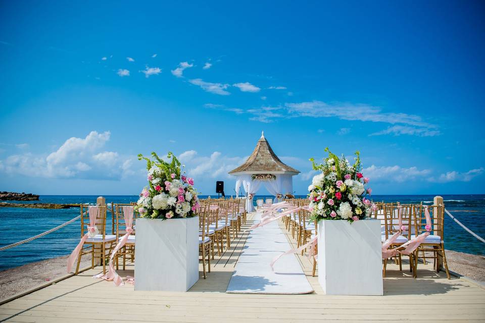 Wedding ceremony site