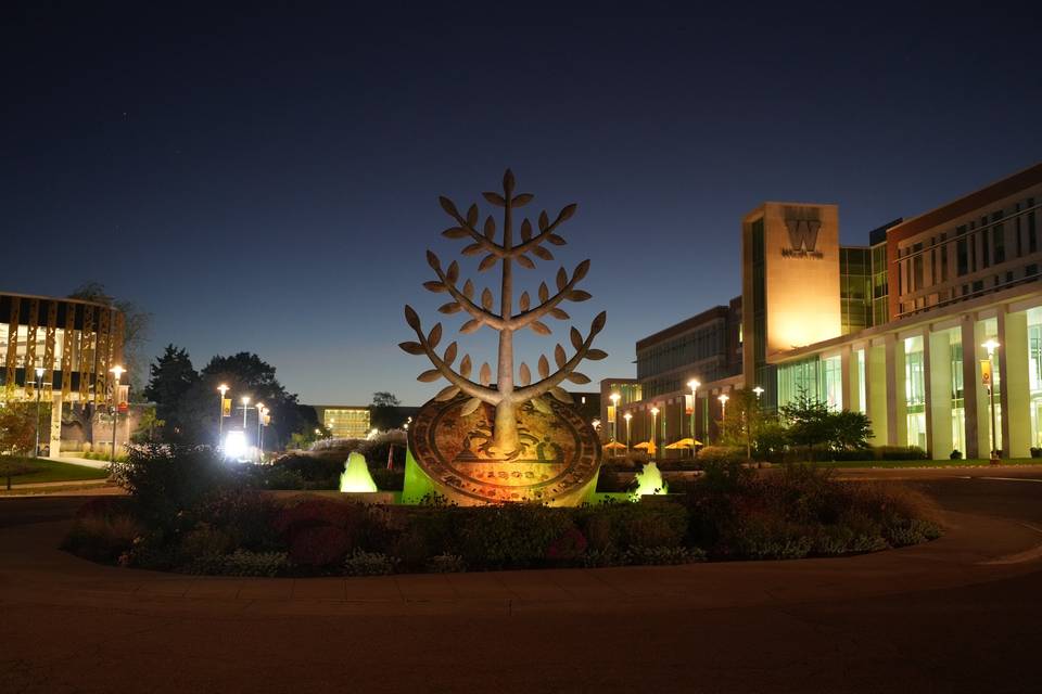 Seal Statue on Sangren Mall