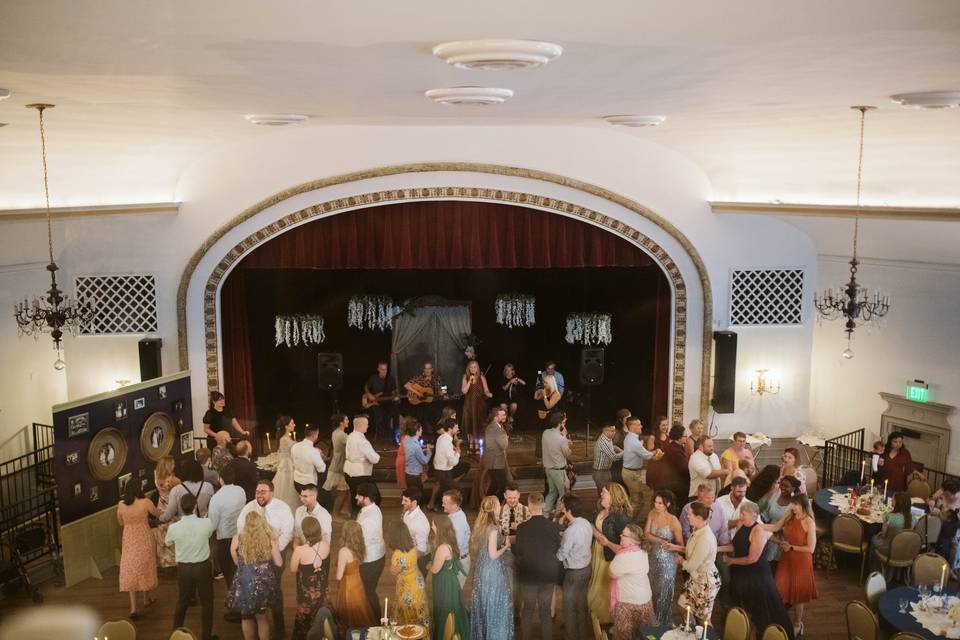 Dancing at the wedding