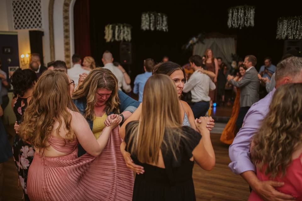 Dancing at the wedding